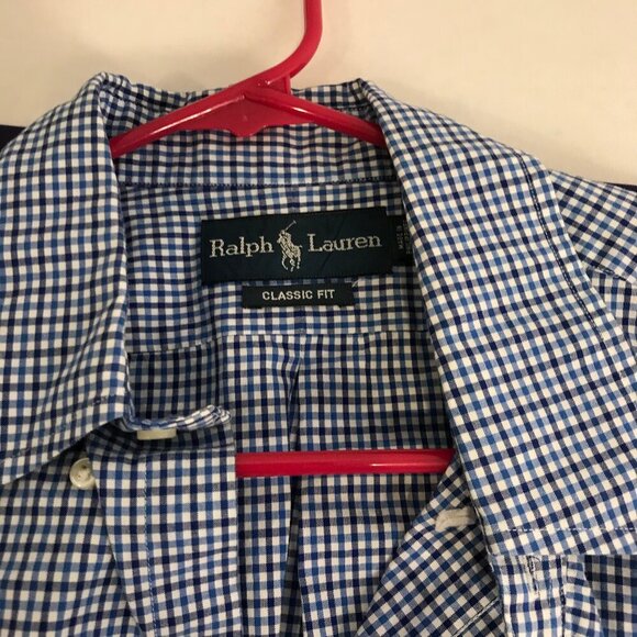 RALPH LAUREN MENS LONG SLEEVE SHIRT SIZE L - Picture 5 of 7